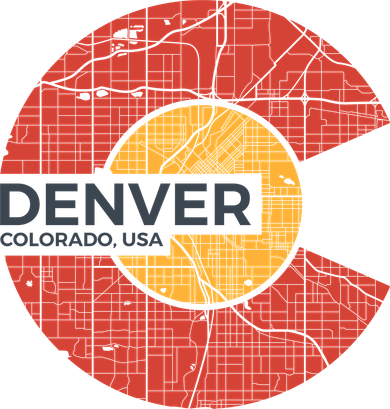Vintage Denver Colorado Logo Baby Bodysuit