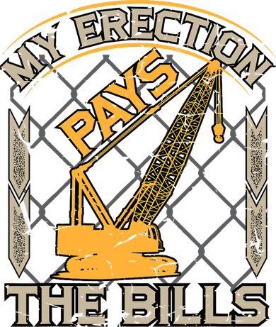Crane Operator My Erection Pays The Bills Funny Construction Women's Tank Top