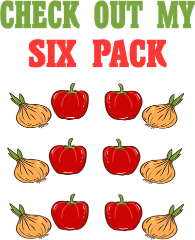 Check Out My Six 6 Pack Onion Paprika Weightlift Gift Kids Hoodie