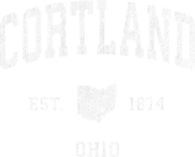 Cortland Ohio OH Vintage Athletic Sports Women's Long Sleeve Shirt