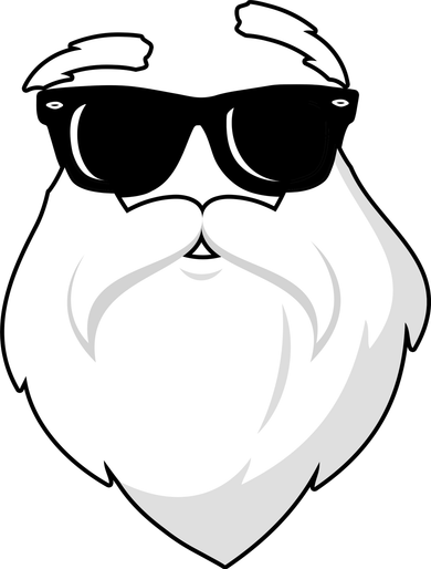 Cool Santa Face Women's T-Shirt