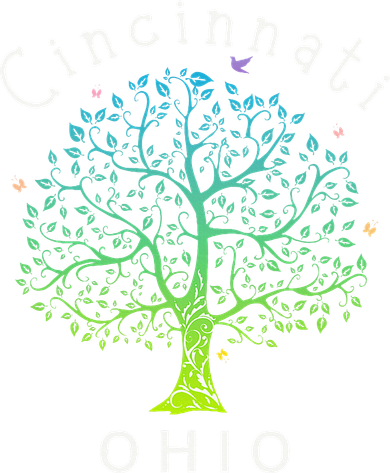 Cincinnati Ohio With Tree Love For Cincinnati Kids Hoodie