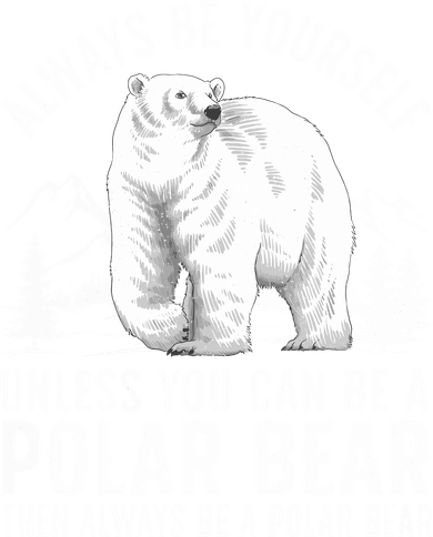 Cool Polar Bear Design For Animal Polar Bear Lover Bucket Hat
