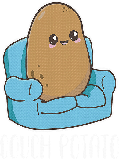 Couch Potato Cute Kawaii Funny Potato Costume Women's Tank Top