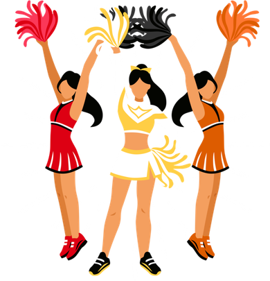 Cheering Practice Cheerleader Cheer Squad Cheerleading Gift Kids Hoodie