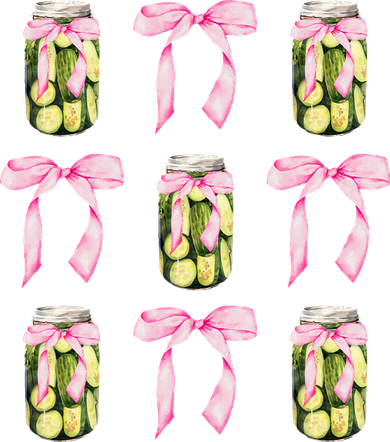 Canned Pickle Coquette Bows With Cute Pickle Jar Toddler Hoodie