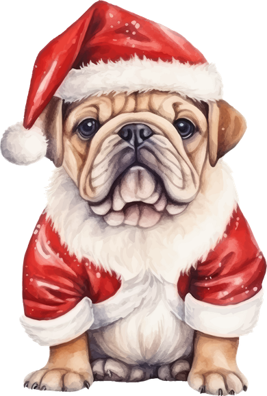 Christmas Pug Dog Cute Holiday Kids T-Shirt