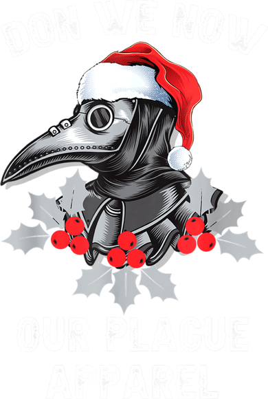 Christmas Plague Doctor Mask Don We Now Our Plague Apparel Apron