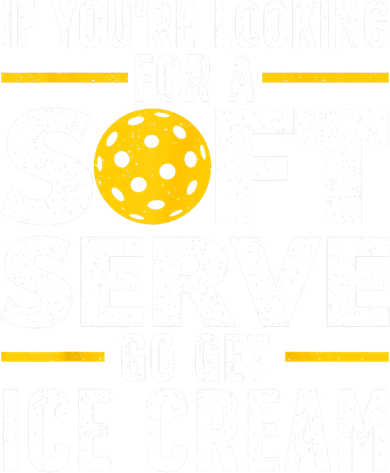 Cool Pickleball For Men Women Pickle Ball Player Soft Serve Button