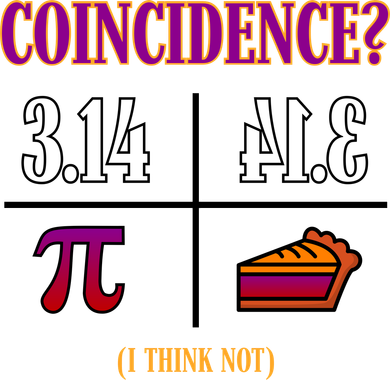 Coincidence I Think Not Pi Day Funny Pie Style  Women's Long Sleeve Shirt