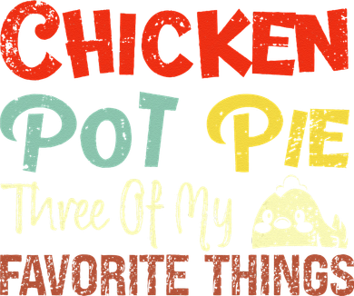 Chicken Pot Pie Three Of My Favorite Things Funny Pot Pi Tote Bag