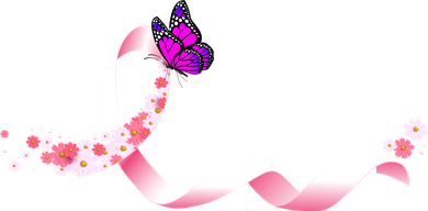 Cute Pink Ribbon Butterfly Breast Cancer Awareness Kids Hoodie
