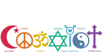 Coexist Peace Religion Equality Rights Humanity Spirituality Women's Sweatshirt