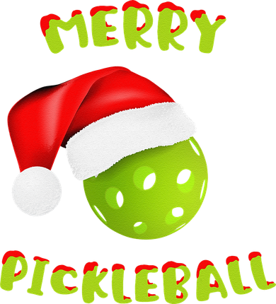 Christmas Pickleball Santa Hat Pickleball Player Winter Dink Women's Hoodie