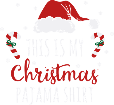 Christmas Pajama Shirt Button