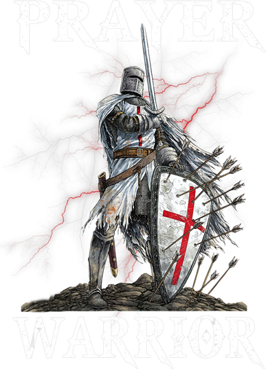 Christian Prayer Warrior Jesus Cross Religious Messages Kids Sweatshirt