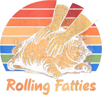 Cat Rolling Fatties Funny Toddler Hoodie