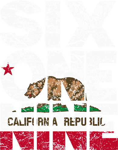 California Republic Flag 619 Area Code 11oz C Handle Ceramic Mug