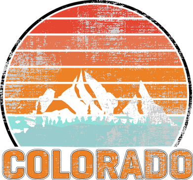 Colorado Retro Look Kids Hoodie