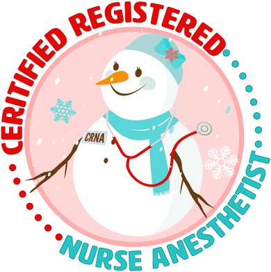 CRNA Snowlady Nurse Anesthetists Women's Tank Top
