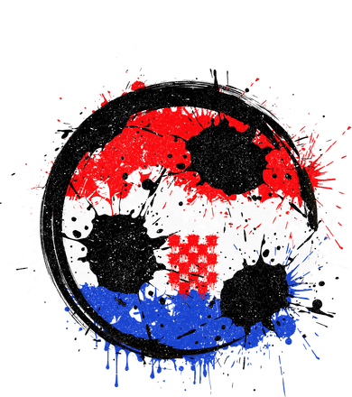 Croatia Soccer Ball Flag Kids Hoodie