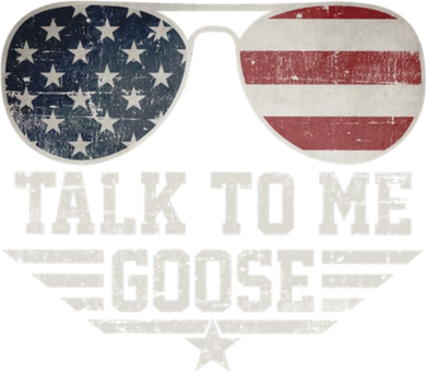 Cool Retro Talk To Me Goose Gift Polo