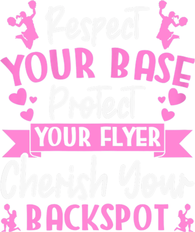 Cheerleading Respect Your Base Protect Your Flyer Cheer Girl Kids Hoodie
