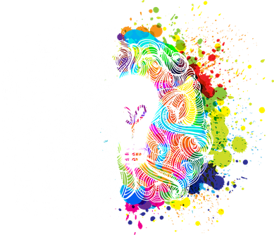 Art of Science Colorful Brain Women's Hoodie