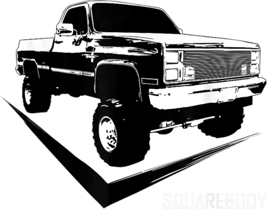 Classic Square Body Truck Squarebody Toddler Hoodie