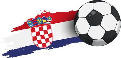 Croatia Soccer Ball Kids Hoodie