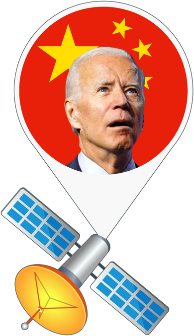 Chinese Satellite Balloon Joe Biden Button