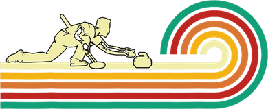 Curler Sliding Curling Stone Retro Curling Kids T-Shirt