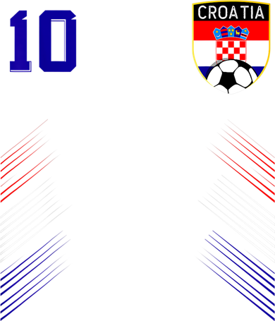 Croatia Soccer Croatian Football Retro 10 Jersey Kids Hoodie
