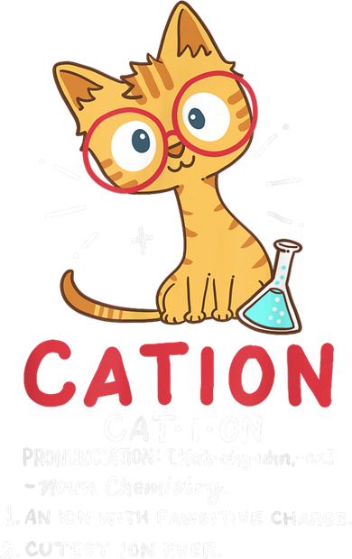 Cation Science Cat Funny Chemistry Chemist Science Teacher Pajama Set