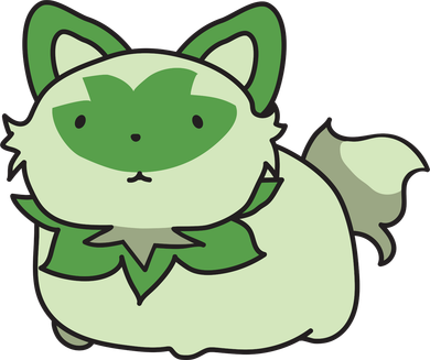 Chubby Sprigatito Chibi Kitty Doggie Tank
