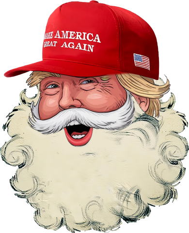 Christmas Santa Claus Donald Trump Make America Great Again Ornament