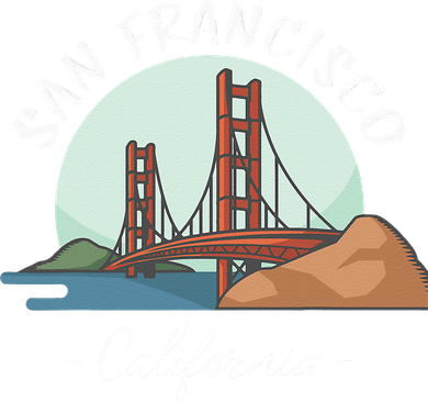 California San Francisco Gift Golden Gate Bridge Souvenir Toddler Long Sleeve