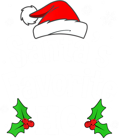 Christmas Santa's Favorite Ho Pajama Adult Naughty Pajama Gift Kids Hoodie