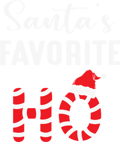 Christmas Santa’s Favorite Ho Candy Cane Funny Xmas Kids Hoodie
