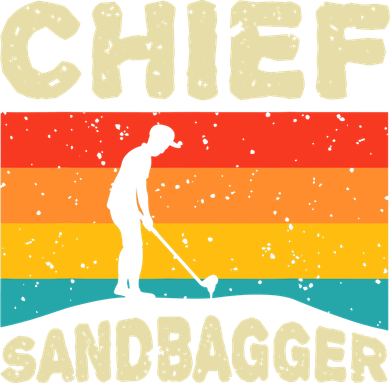 Chief Sandbagger Gag Golf Mousepad