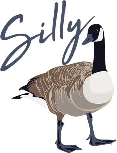 Canadian Silly Goose Funny Cute Bird Hunter Gift Animal Great Gift Baby Bodysuit