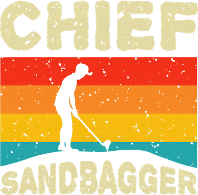 Chief Sandbagger Golfer Player Golf Lover Mousepad