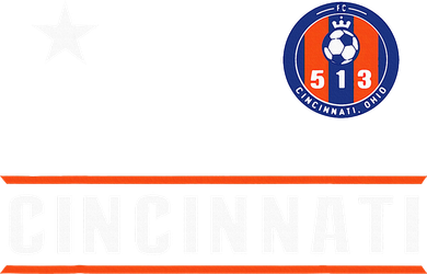 Cincinnati Soccer Jersey 513 Royal Design White Text  Kids Hoodie