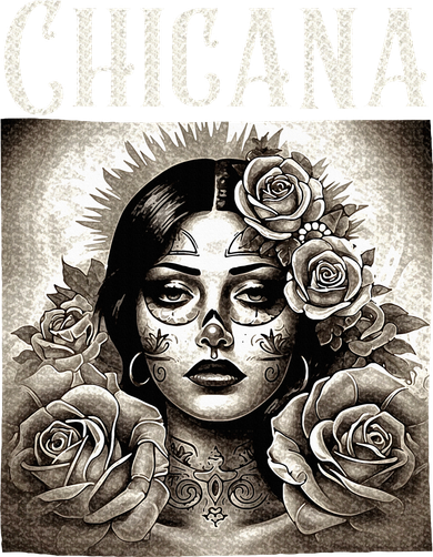 Chicana Style Lowrider Clothes Women Mexican American Latina Button