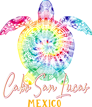 Cabo San Lucas Tie Dye Sea Turtle Vacation Women's Tank Top