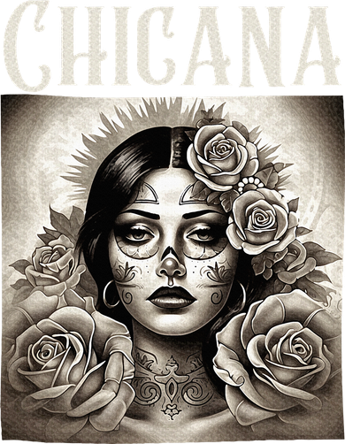 Chicana Style Lowrider Clothes Mexican American Latina Button
