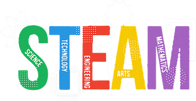 Colorful Steam Letters For Steam Program Teacher And Student Kids Long Sleeve Shirt