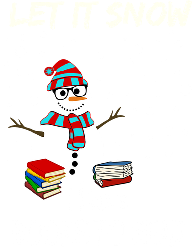 Cute Snow Let It Snow I Have Books Reader Gift Button