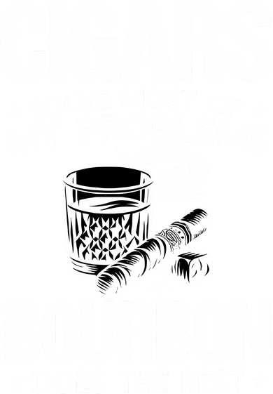 Cigars Solve Most Of My Problems Bourbon Does The Rest Sweatshirt Toddler Long Sleeve