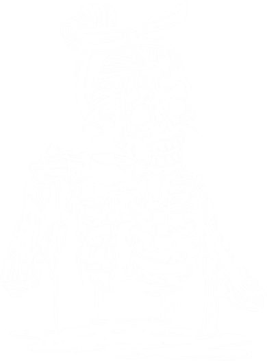 Caffeinated Skeleton Messy Bun Coffee Lover Skull Halloween Gift Kids T-Shirt